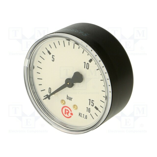 PNEUMAT Manometer; 0÷16bar; rear connection; Thread: