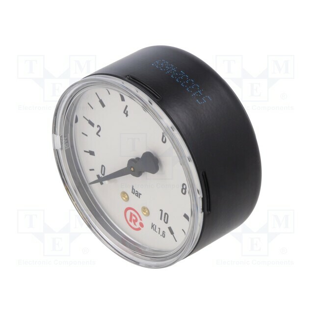 PNEUMAT Manometer; 0÷10bar; rear connection; Thread: