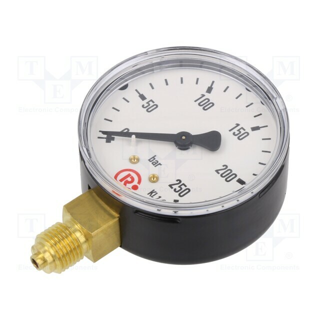 PNEUMAT Manometer; 0÷250bar; bottom connection; Thread:
