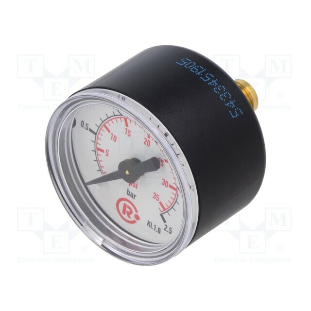 PNEUMAT Manometer; 0÷2.5bar; rear connection