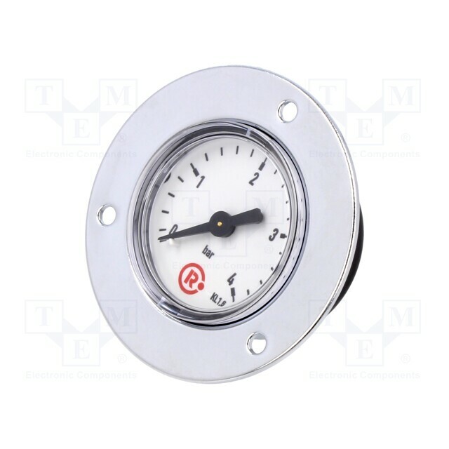 PNEUMAT Manometer; 0÷4bar; rear connection; Thread: