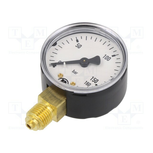 PNEUMAT Manometer; 0÷160bar; bottom connection; Thread: