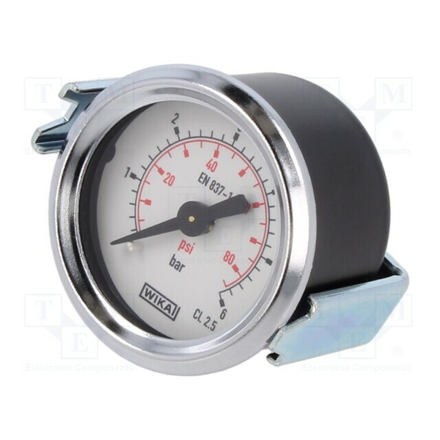 PNEUMAT Manometer; 0÷6bar; rear connection; Thread: