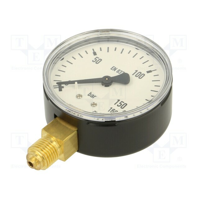PNEUMAT Manometer; 0÷160bar; bottom connection; Thread: