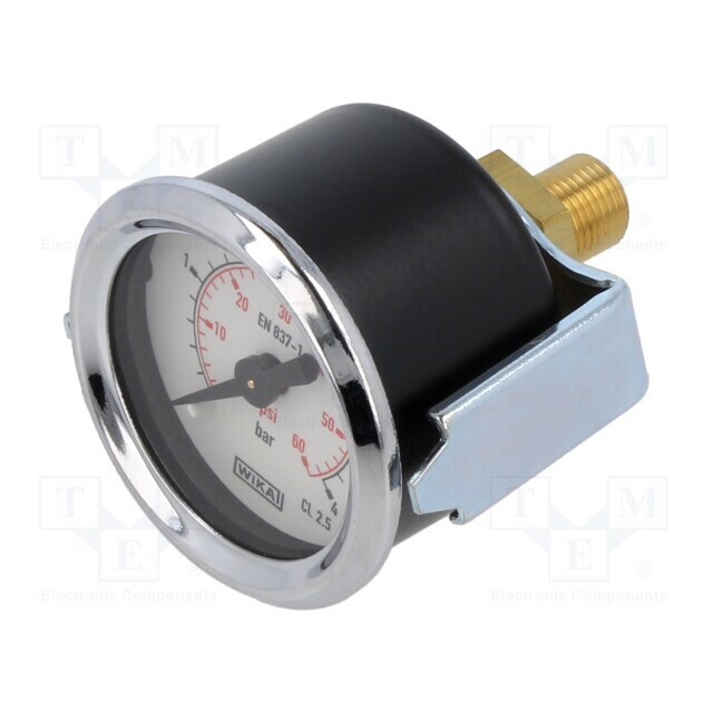 PNEUMAT Manometer; 0÷4bar; rear connection; Thread: