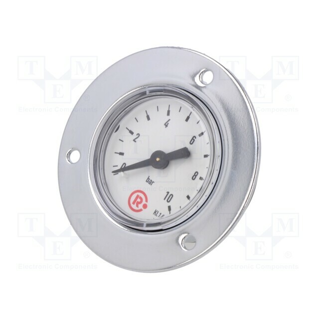 PNEUMAT Manometer; 0÷10bar; rear connection; Thread:
