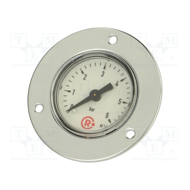 PNEUMAT Manometer; 0÷6bar; rear connection; Thread: