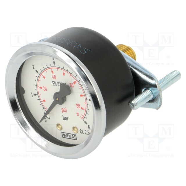 PNEUMAT Manometer; 0÷6bar; rear connection; Thread: