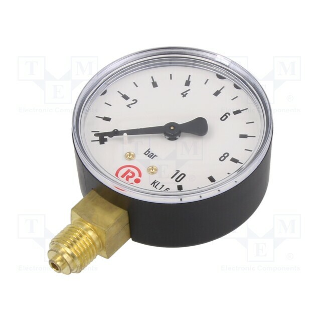 PNEUMAT Manometer; 0÷10bar; bottom connection; Thread: