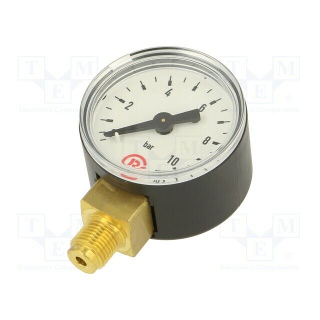 PNEUMAT Manometer; 0÷10bar; bottom connection; Thread: