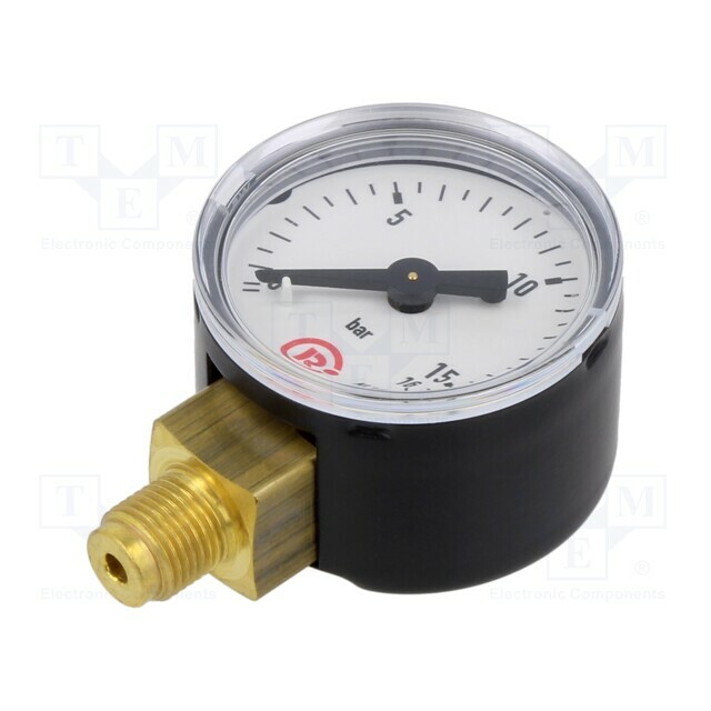 PNEUMAT Manometer; 0÷16bar; bottom connection; Thread: