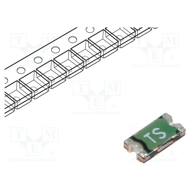EATON/Bussmann Fuse: PTC polymer; SMD; 1A