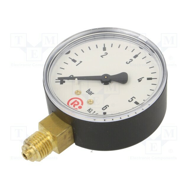 PNEUMAT Manometer; 0÷6bar; bottom connection; Thread: