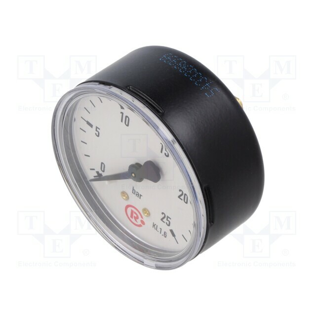 PNEUMAT Manometer; 0÷25bar; rear connection; Thread: