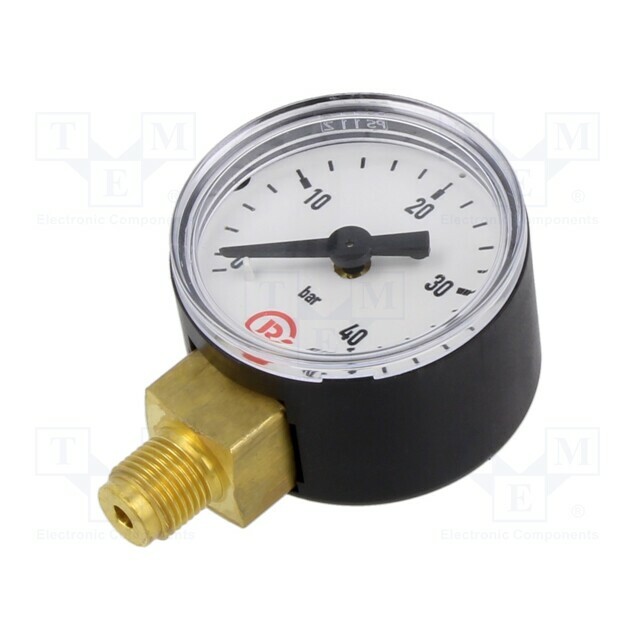 PNEUMAT Manometer; 0÷40bar; bottom connection; Thread: