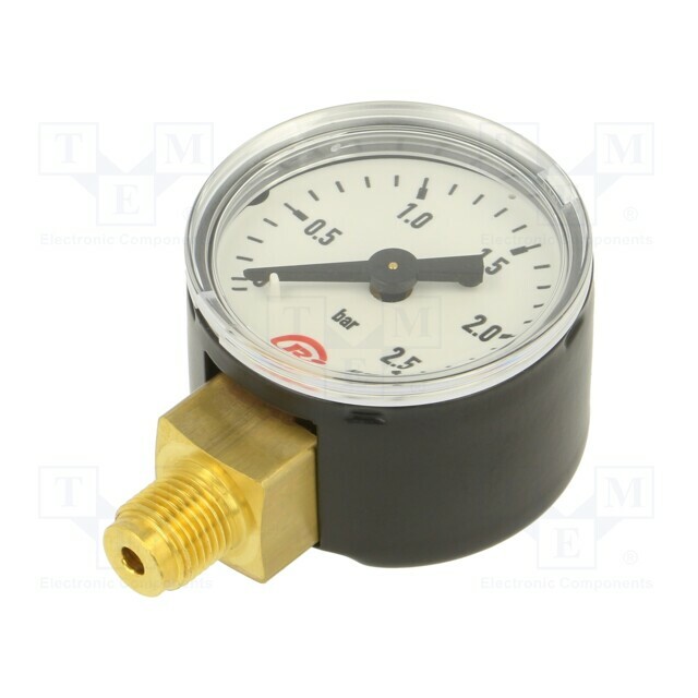 PNEUMAT Manometer; 0÷2.5bar; bottom connection