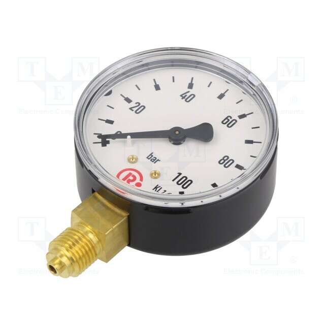 PNEUMAT Manometer; 0÷100bar; bottom connection; Thread: