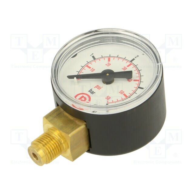 PNEUMAT Manometer; 0÷4bar; bottom connection; Thread: