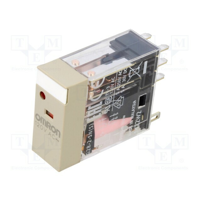 OMRON Relay: electromagnetic; Ucoil: 120VAC; DPDT