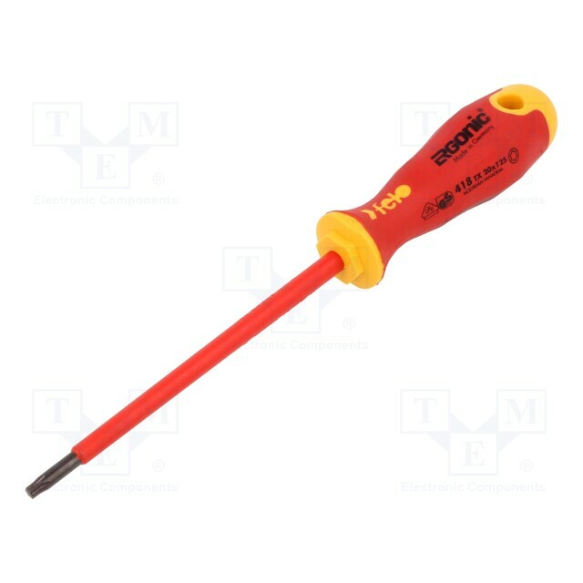 FELO Screwdriver: insulated; Torx®; TX20; ERGONIC®