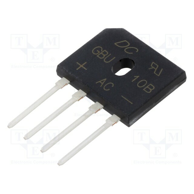 DC COMPONENTS Bridge rectifier: single-phase; Urmax: