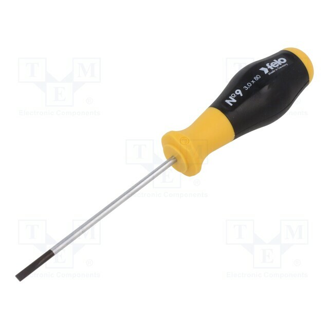 FELO Screwdriver: standard; slot; 3x0.5mm