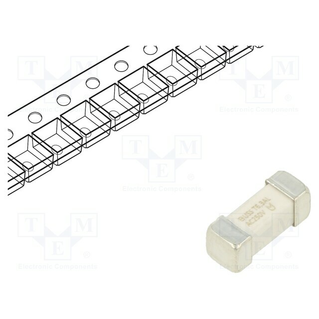 EATON/Bussmann Fuse: fuse; 12.5x4.8x4