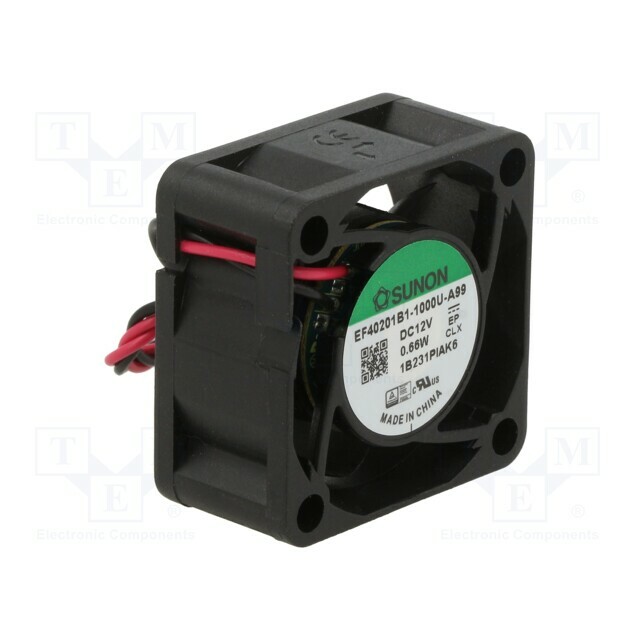 SUNON Fan: DC; 40x40x20mm; axial; 12VDC