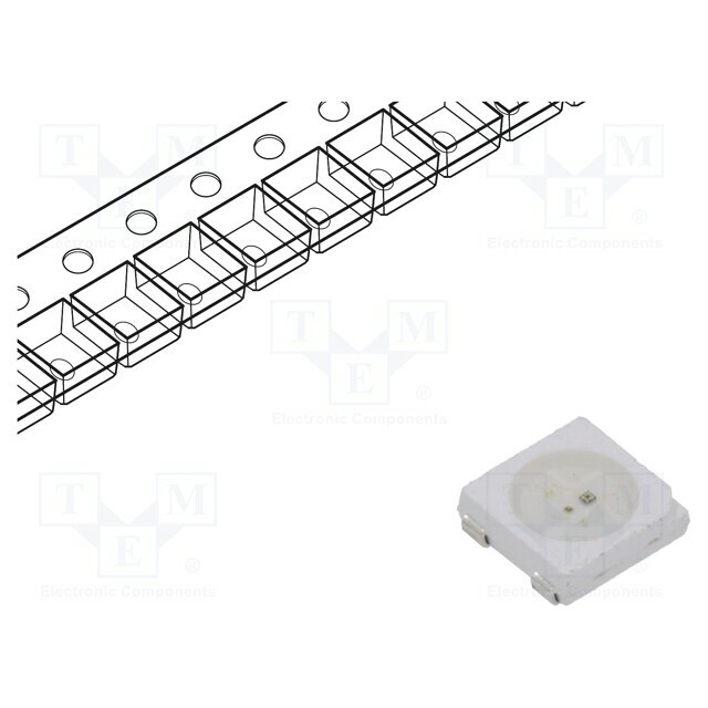 LUCKY LIGHT Programmable LED; RGB; SMD