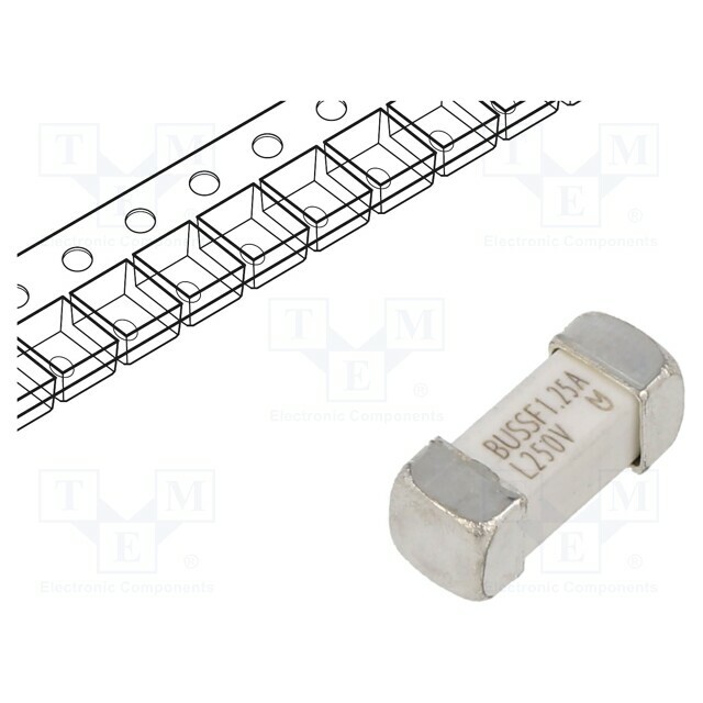 EATON/Bussmann Fuse: fuse; 12.5x4.8x4