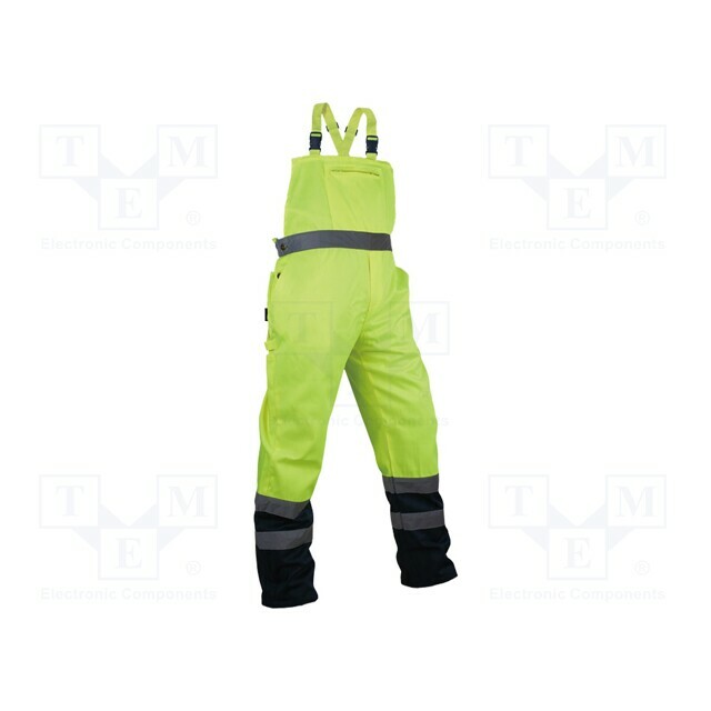 VIZWELL Dungarees; Size: XXXL; yellow-navy blue