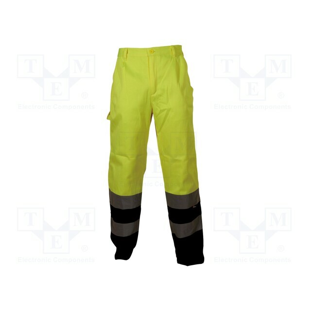 VIZWELL Dungarees; Size: XL; yellow-navy blue