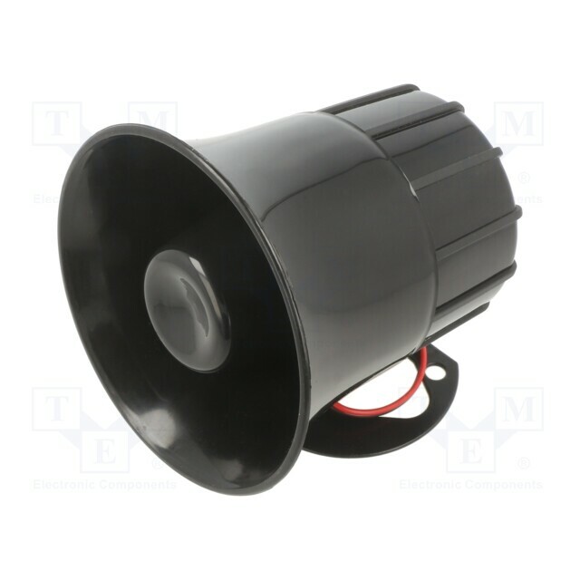 Sound transducer: siren; dynamic; 1 tone