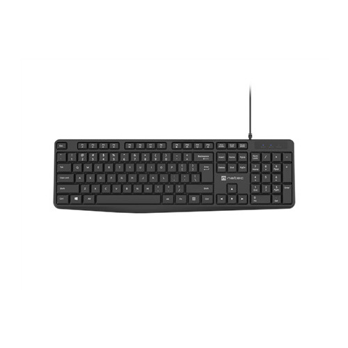 NATEC Keyboard Nautilus US slim black