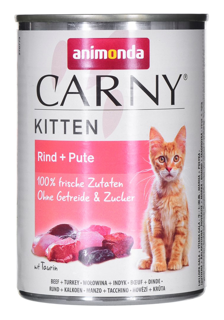 ANIMONDA Carny Kitten Beef Turkey -