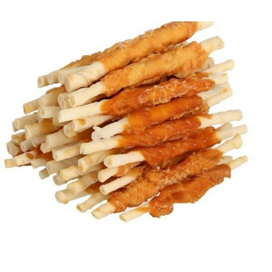 HILTON Chicken wrap white rawhide stick