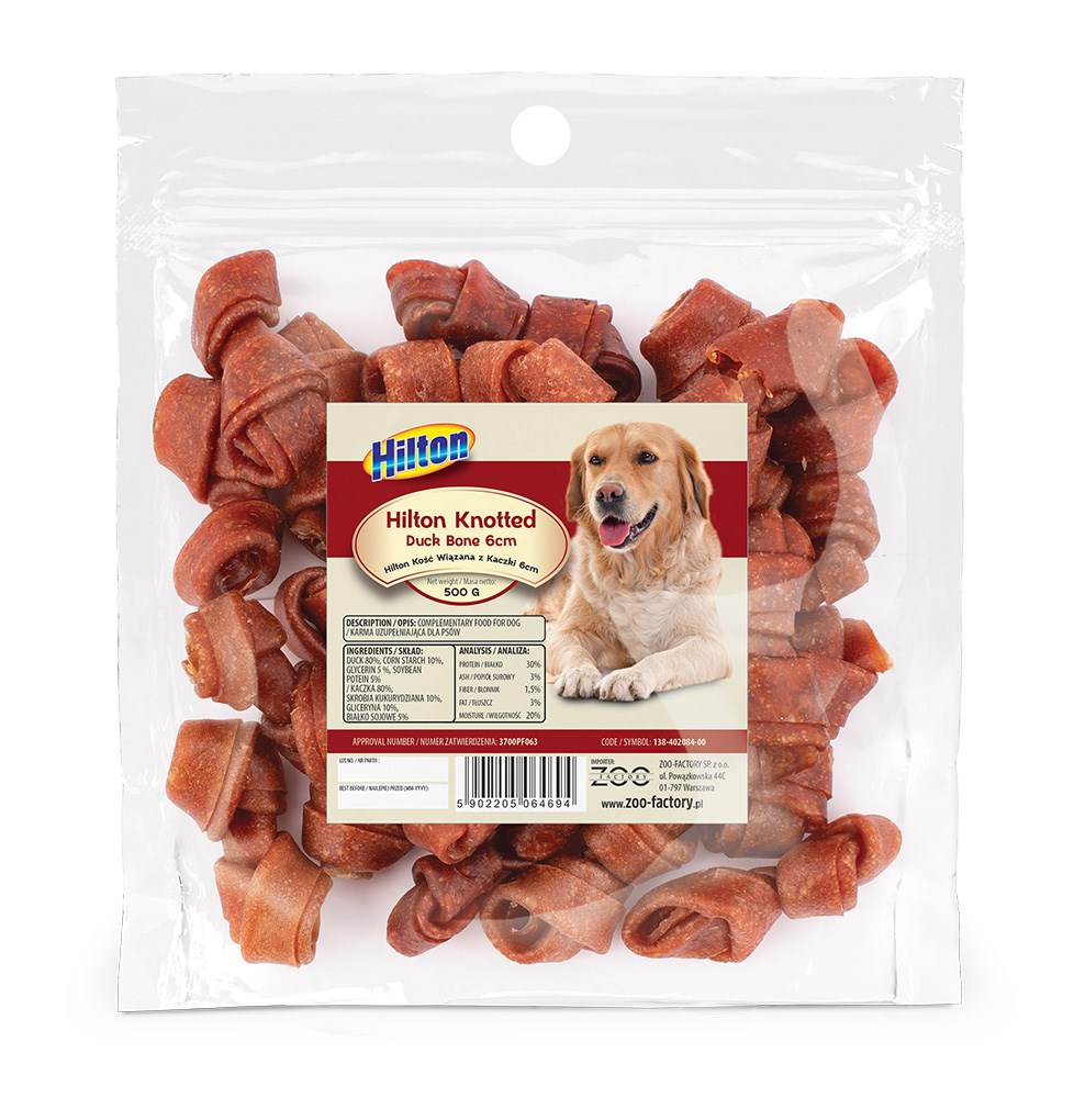 HILTON Knotted Duck Bone 6 cm