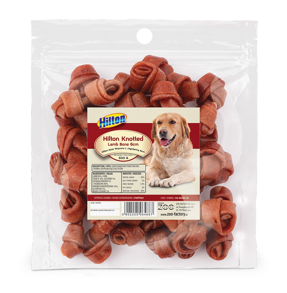 HILTON Knotted Lamb Bone 6 cm