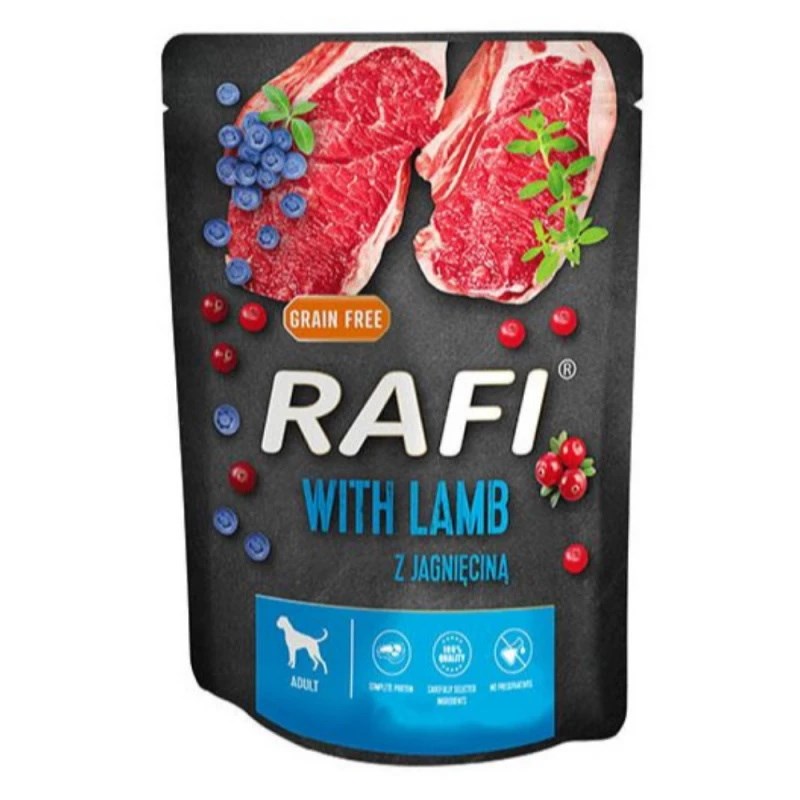 Dolina Noteci Rafi with lamb, blueberries