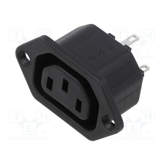 BULGIN Connector: AC supply; socket; female