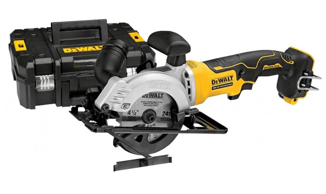 DeWALT Ripzāģis 18V, 115mm, TSTAK koferī
