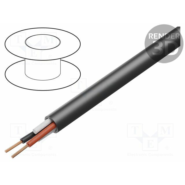 BELDEN Wire: loudspeaker cable; 2x2.5mm2