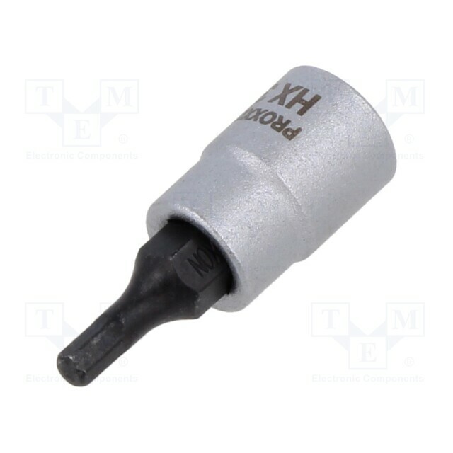 PROXXON Socket: hex key-bit; HEX 3mm