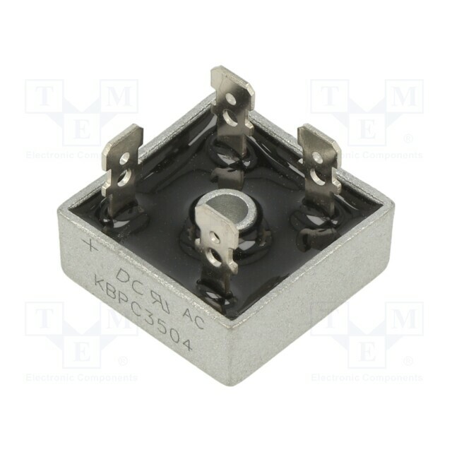 DC COMPONENTS Bridge rectifier: single-phase; Urmax: