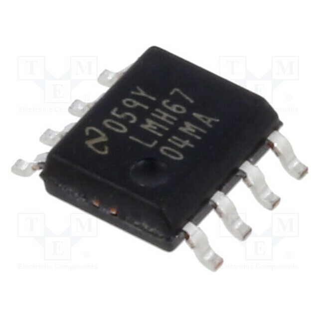 TEXAS INSTRUMENTS IC: operational amplifier; 650MHz