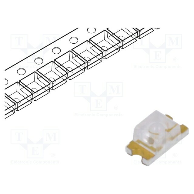 FORYARD LED; green; SMD; 1206; 1450÷1850(typ)-2850mcd
