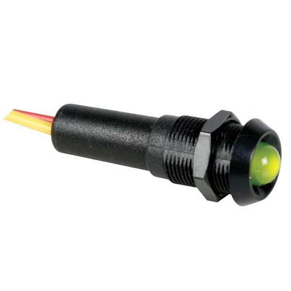 LED LAMP 12V GREEN - BLACK