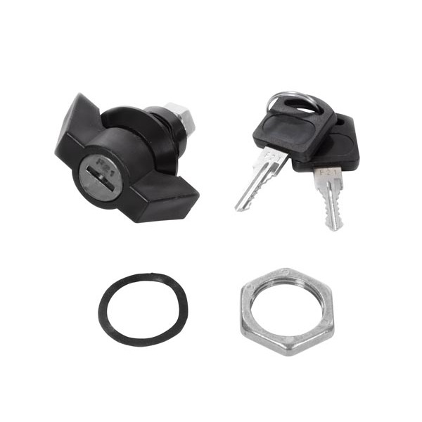Lock for parcel drop box -