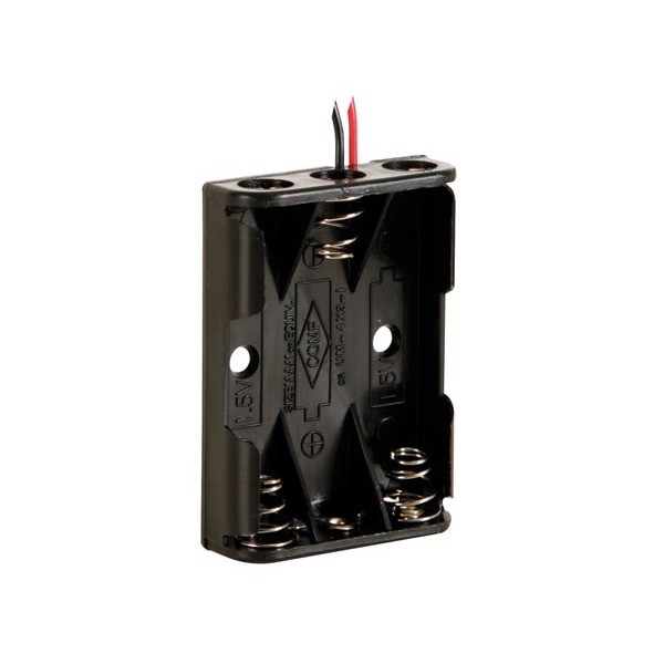 BATTERY HOLDER FOR 3 x AAA-CELL