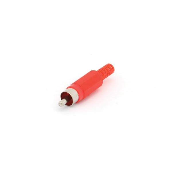 RCA PLUG MALE - RED |